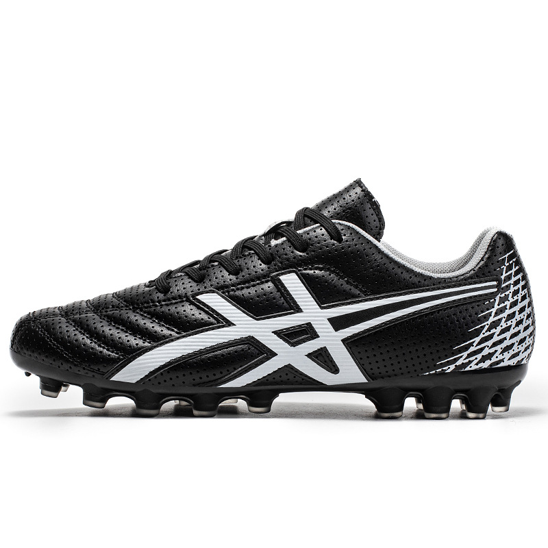 Zapatos de fútbol para hombres y mujeres estudiantes adolescentes AG clavos largos entrenamiento de carreras de clavos al por mayor tecnología ventilada para adolescentes