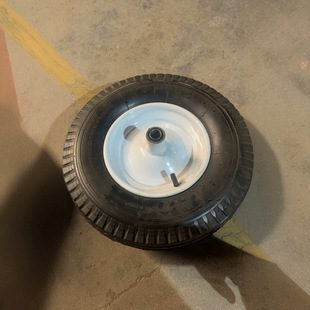 16 inch rubber wheels in stock wholesale 400-8 inflatable wheels rubber pneumatic tires for industrial trolleys