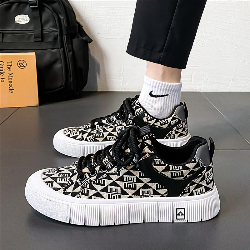 2024 nuevos zapatos casuales de lona transpirables zapatos de hombre