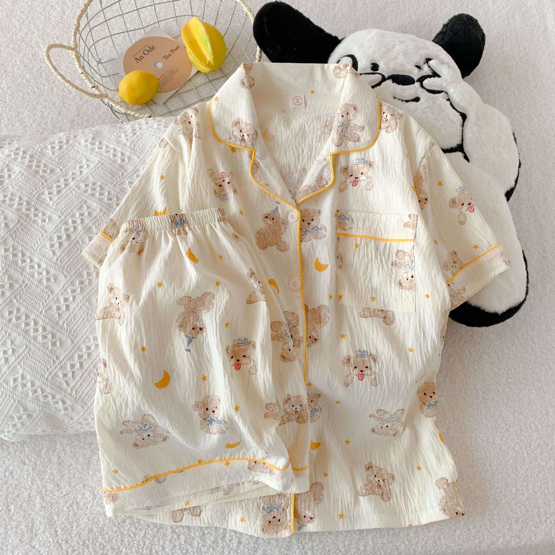 5504 스타베어 - 구름면 반팔 반바지