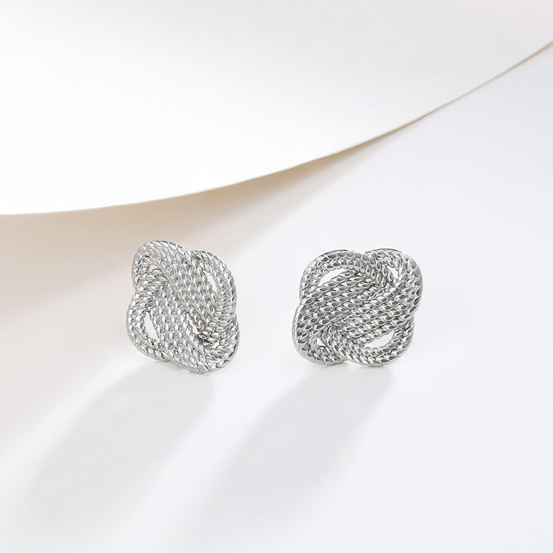 Pendientes en forma de serpiente, moda minimalista de lujo ligero, aleación europea y americana