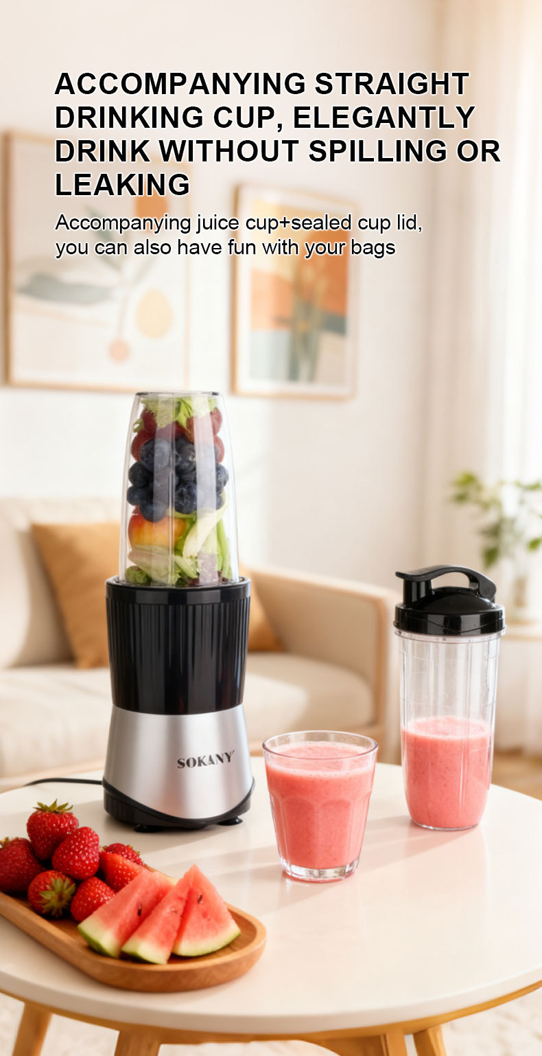 High Speed Smoothie Maker 6 In 1 Blender Food Processor Juicer_voghion.com