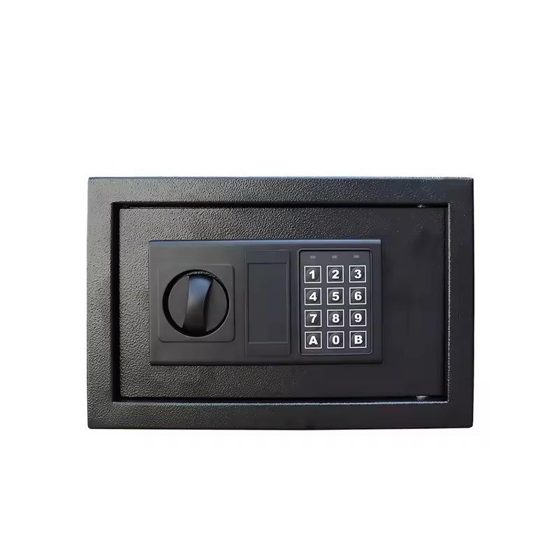 支持代发20CM电子密码保险柜家用办公宾馆小型保险箱密码锁防盗柜