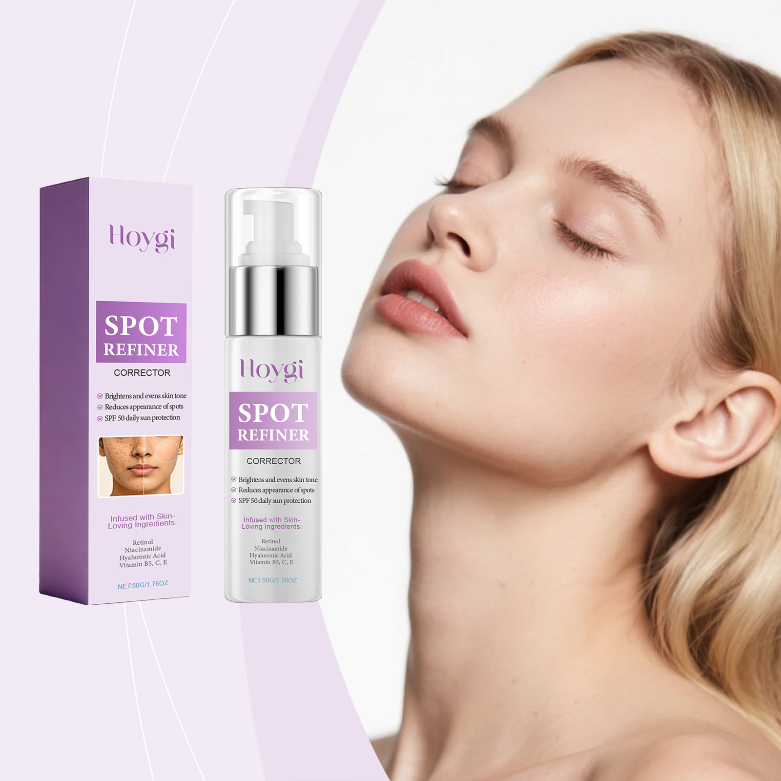 Hoygi Facial Protective Milk Mild Moisturizing Moisturizing Outdoor Facial Skin Protective Daily Skin Care Care Milk