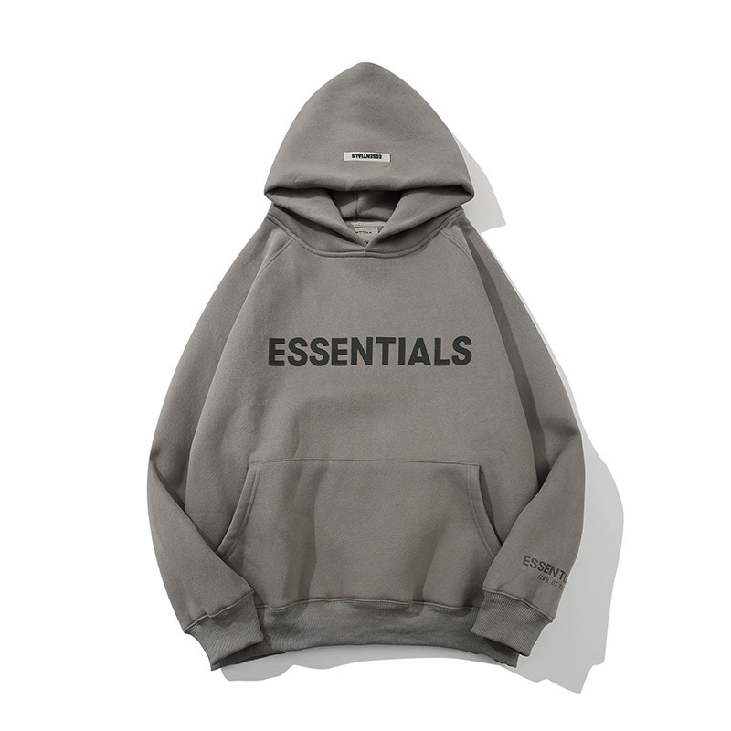 FOG ESSENTIAL новая многострочная толстовка, отражающая куртка, трендовый бренд, надпись на худи, стильный повседневный универсал