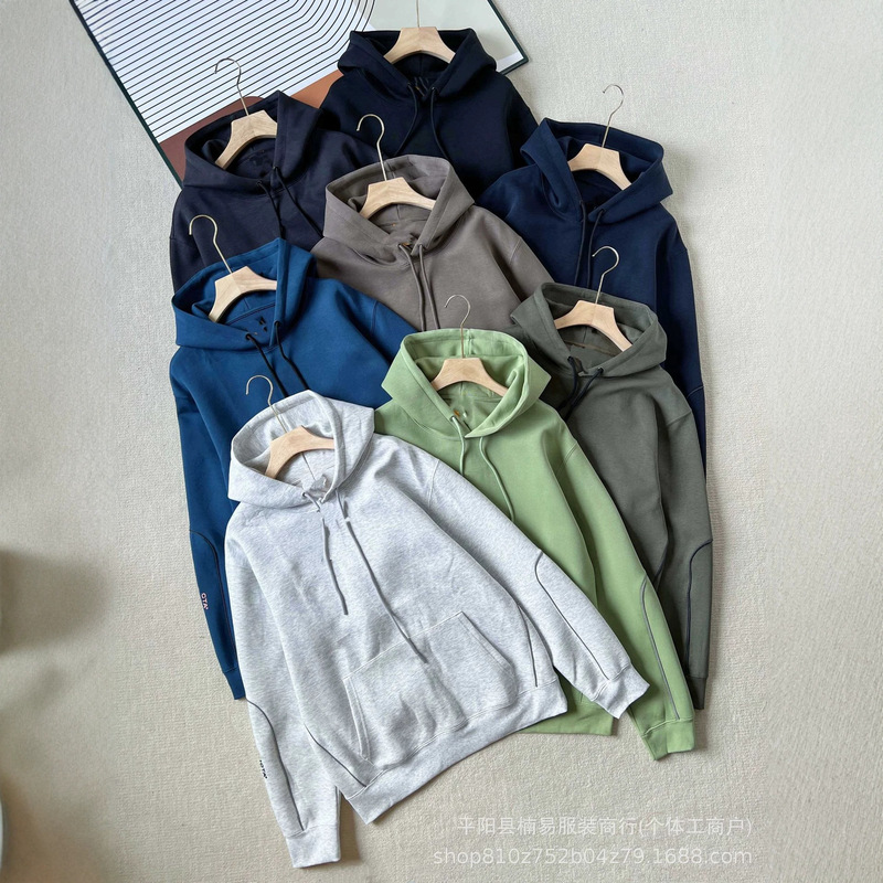 New Co-Branded Nocta Air Layer Knitted 3m Reflective Strip Sports Pullover Sweatshirt and Sweatpants Cross-Border 659+661 New Co-Branded Nocta Air Layer Knitted 3m Reflective Strip Sports Pullover Sweatshirt and Sweatpants Cross-Border 659+661