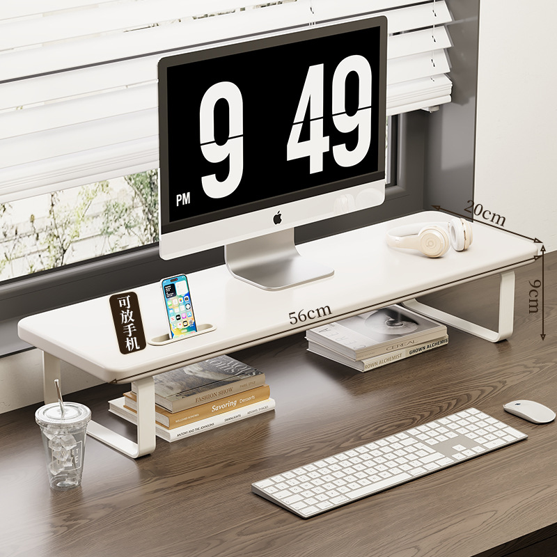 Pantalla de elevación de escritorio estante de almacenamiento de escritorio computadora de escritorio elevación de pantalla estante de escritorio de estación de trabajo