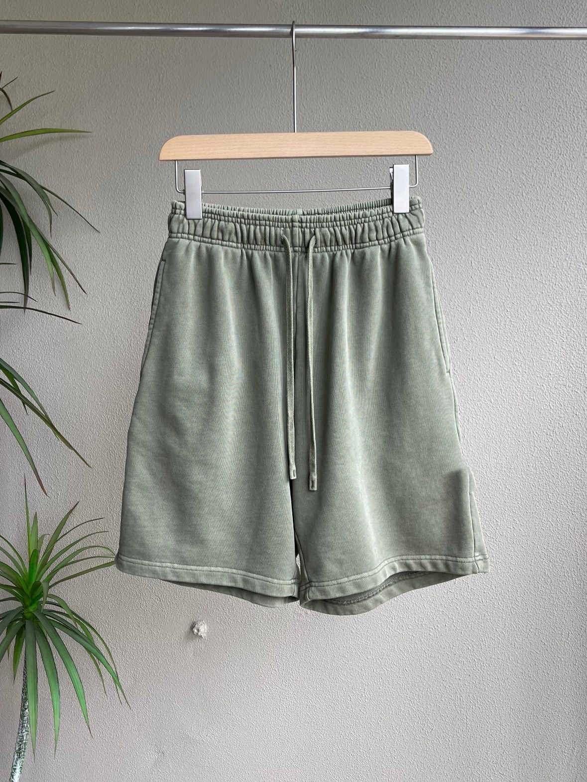 Lavados brazalete básico de Terry pantalones cortos de pareja lavado en agua brazalete básico de terry pantalones cortos de verano