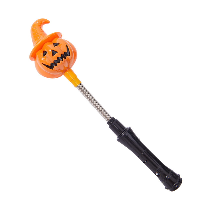 ハロウィン装飾カボチャランタン子供のおもちゃ小さなギフト発光ハンドスティックバーパーティー用品ギフト小道具|undefined