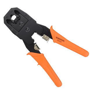 Aiweiboer 1 Ratchet Crystal Head Three-Purpose Network Cable Crimping Pliers Manual Pliers Network Cable Pliers