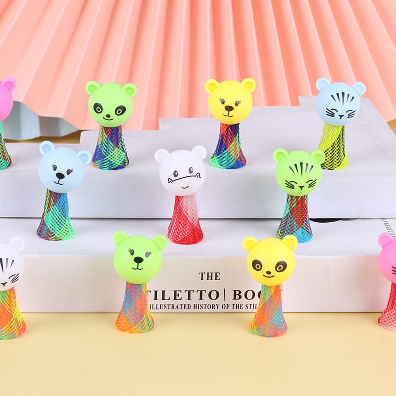 Cabeza de animal pequeño rebote villano salto salto elfo descompresión Eva primavera hombre juguetes para niños juguetes transfronterizos descompresión