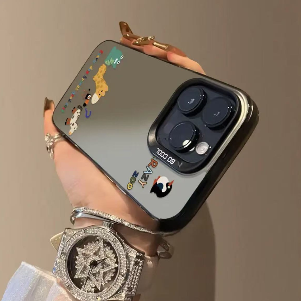 Nueva creatividad aplicable funda para teléfono móvil iphone16 Apple 15promax/14 caja de aire anti-caída 13pro12 yuanes 11