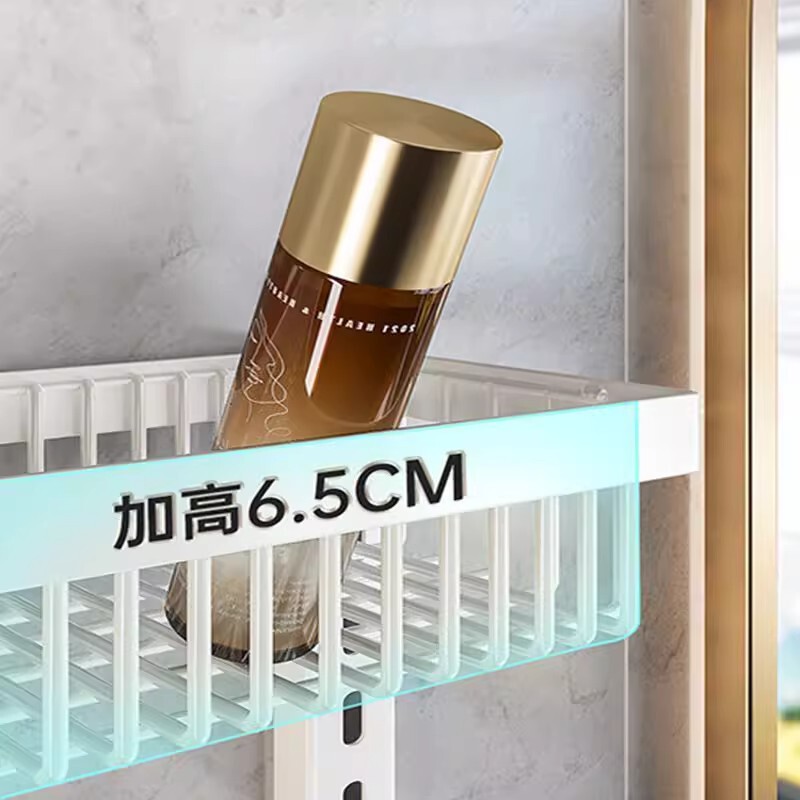 免打孔卫生间门后置物架超窄浴室门后夹缝架多层墙上收纳夹缝柜|undefined