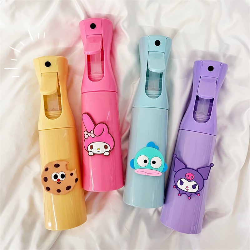 Sanrio regadera botella de spray de alcohol para uso doméstico, limpieza y desinfección de atomización ultrafina, riego de flores y riego de flores, spray de agua de alta presión especial para el cultivo de flores