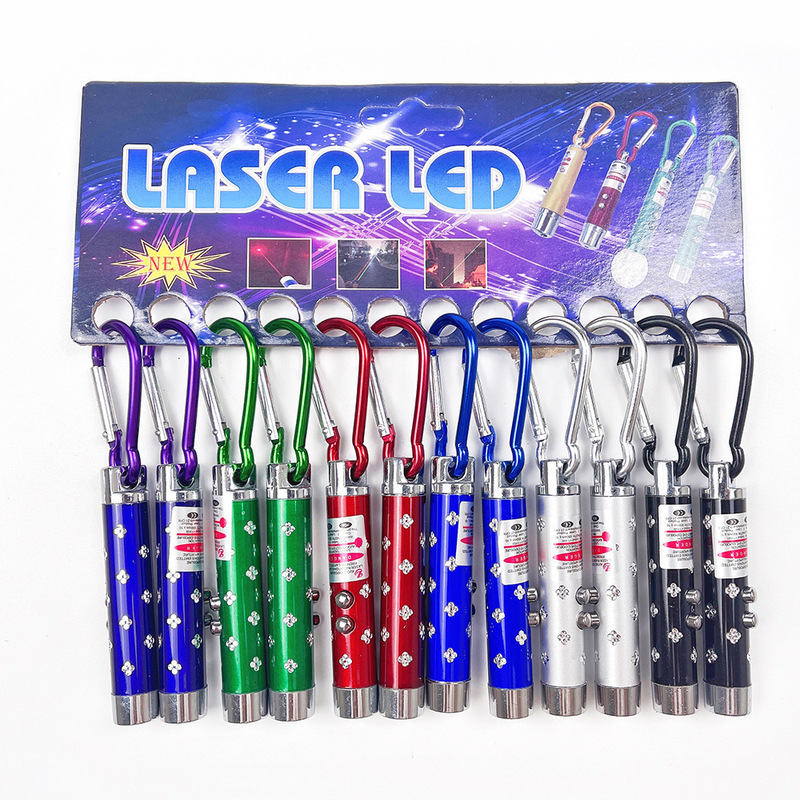 Three-in-one flashlight multi-function laser light LED lighting purple banknote portable anti-counterfeiting mini flashlight Three-in-one flashlight multi-function laser light LED lighting purple banknote portable anti-counterfeiting mini flashlight