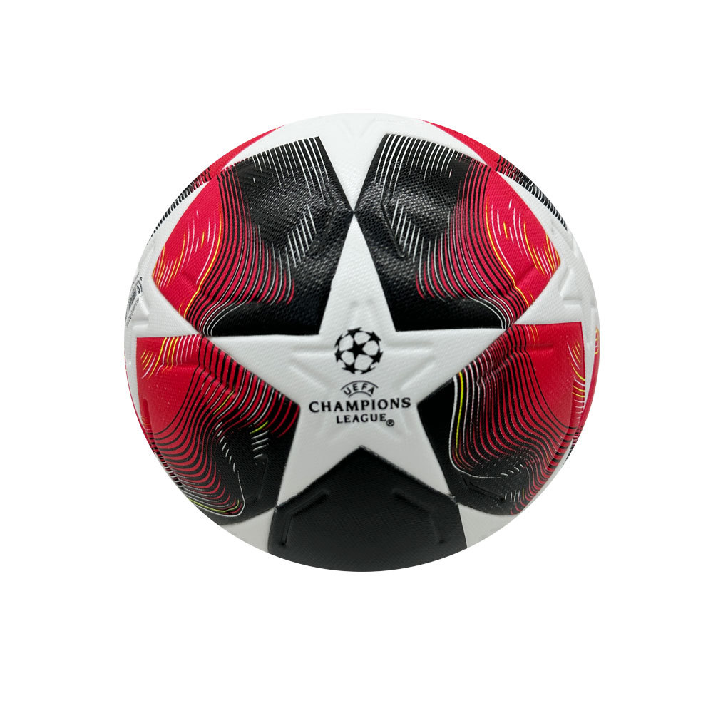 Caliente ajuste Premier League UEFA Champions League Football No. 4 No. 5 piel sin costura fábrica de PU al por mayor comercio electrónico transfronterizo exclusivo