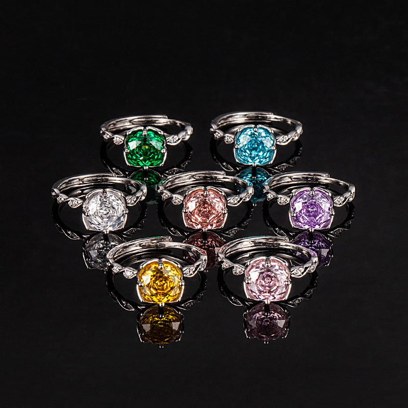 6g Weight High Carbon Diamond Inlay Material Adjustable Ring Classification Adjustable Ring Size 1 Piece Quantity Wedding, Engagement Occasion Copper Material wedding season Festival Geometric Pattern All Seasons Season Women's Gender Plating Design Elegant, Streetwear Style Wholesale Jewelry Elegant Streetwear Geometric Copper High Carbon Diamond Plating Adjustable Ring 无