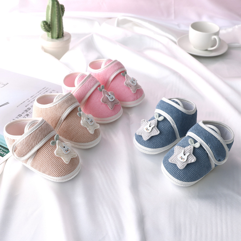 2023 primavera y otoño nuevos zapatos de bebé de fondo suave transpirable 0-1 años zapatos para caminar de bebé masculino y femenino en stock zapatos de niño