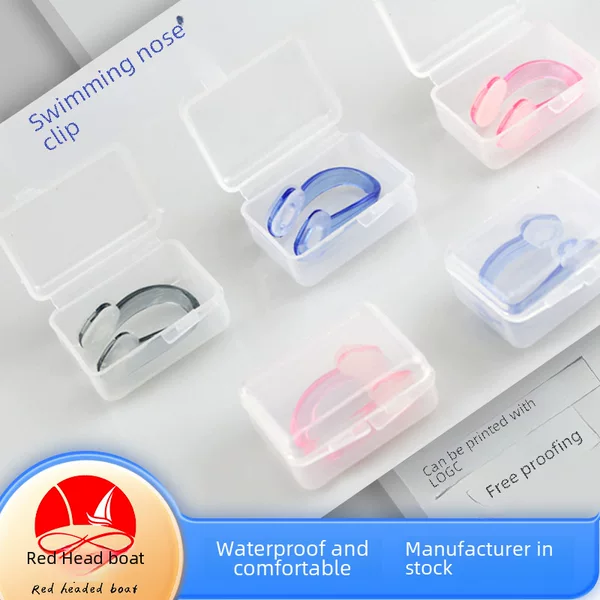Silicone particle non-slip nose clip bath waterproof nose plug professional swimming diving accessories fixed nose device wholesale