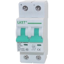 外贸款小型直流断路器2P1000vdc新能源空开6-63A原装微型空气开关