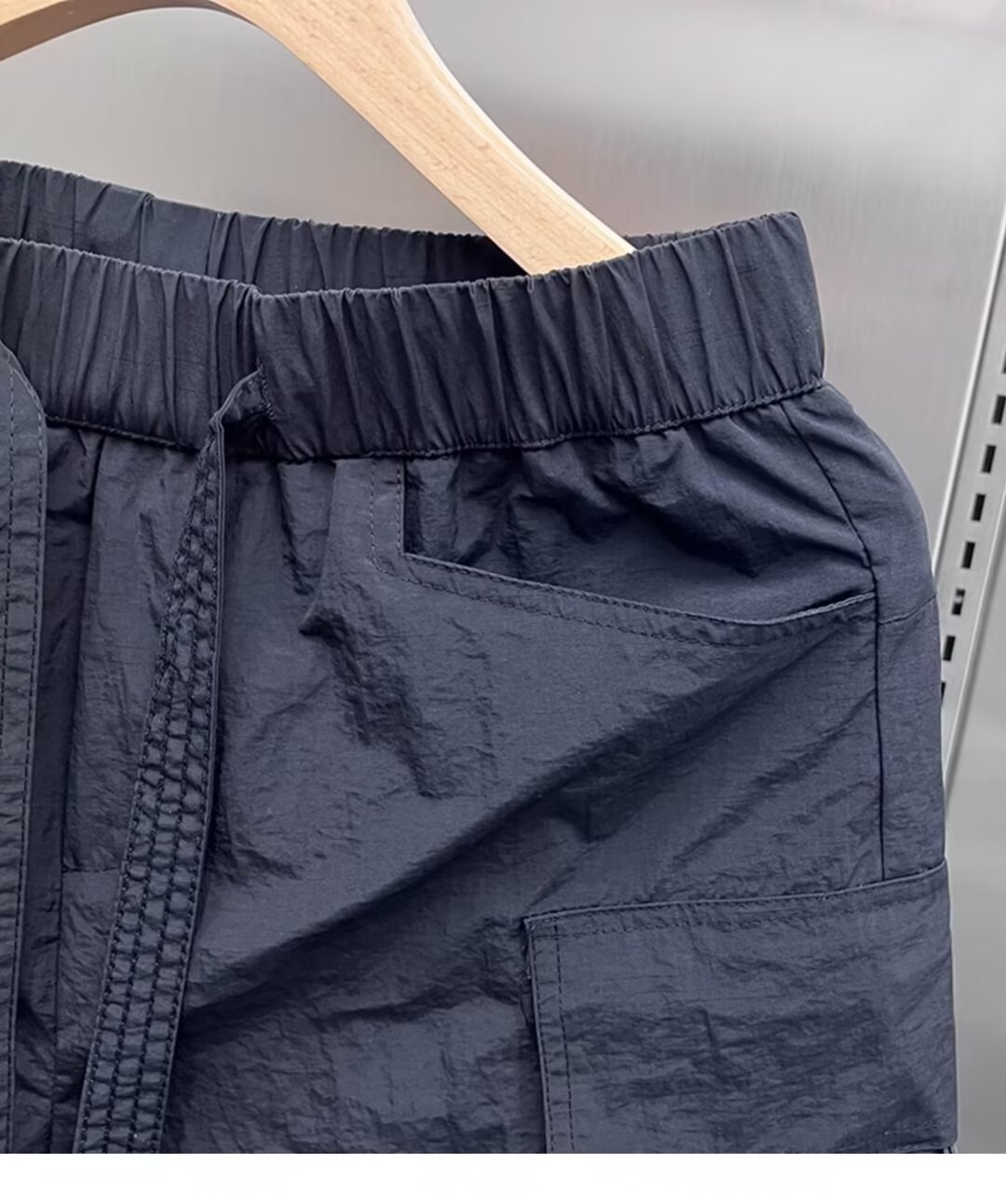 Ultra-Lightweight Men's Quick-Dry Cargo Shorts - Breathable Casual Athletic Shorts With Multiple Pockets For Summer, Beach, And Outdoor Activities_viptrois.com