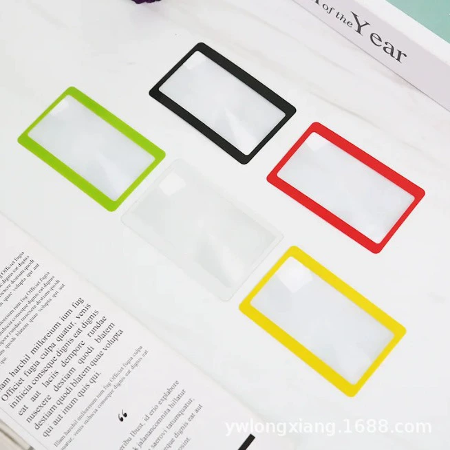 3-кратное увеличение, линза из ПВХ, портативная карта Френеля, увеличительное стекло AM808