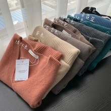 针织马甲坎肩上衣女春秋V领中长款外搭背心复古宽松叠穿无袖毛衣