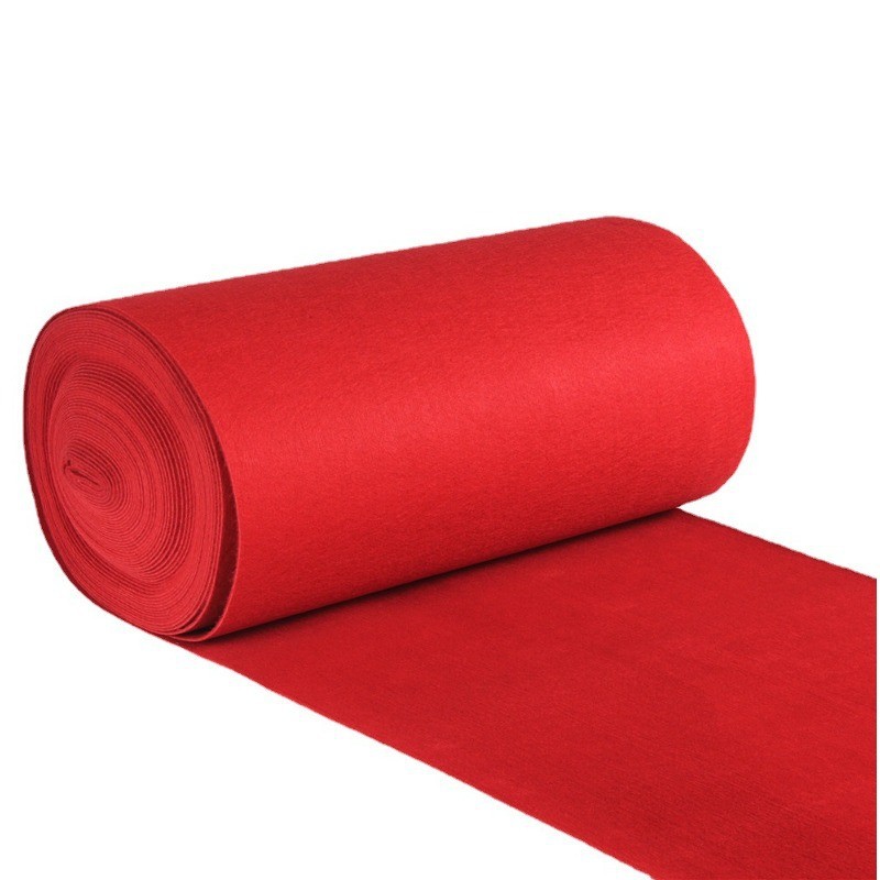 Thickened full -paved red carpet exhibition stage stage pull rush carpet opening wedding celebration red carpet 5