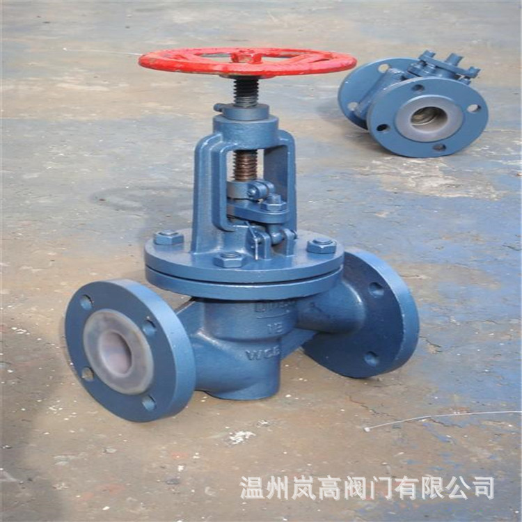 现货供应 铸钢材质 J41F46-16C 衬氟截止阀 法兰连接 DN15