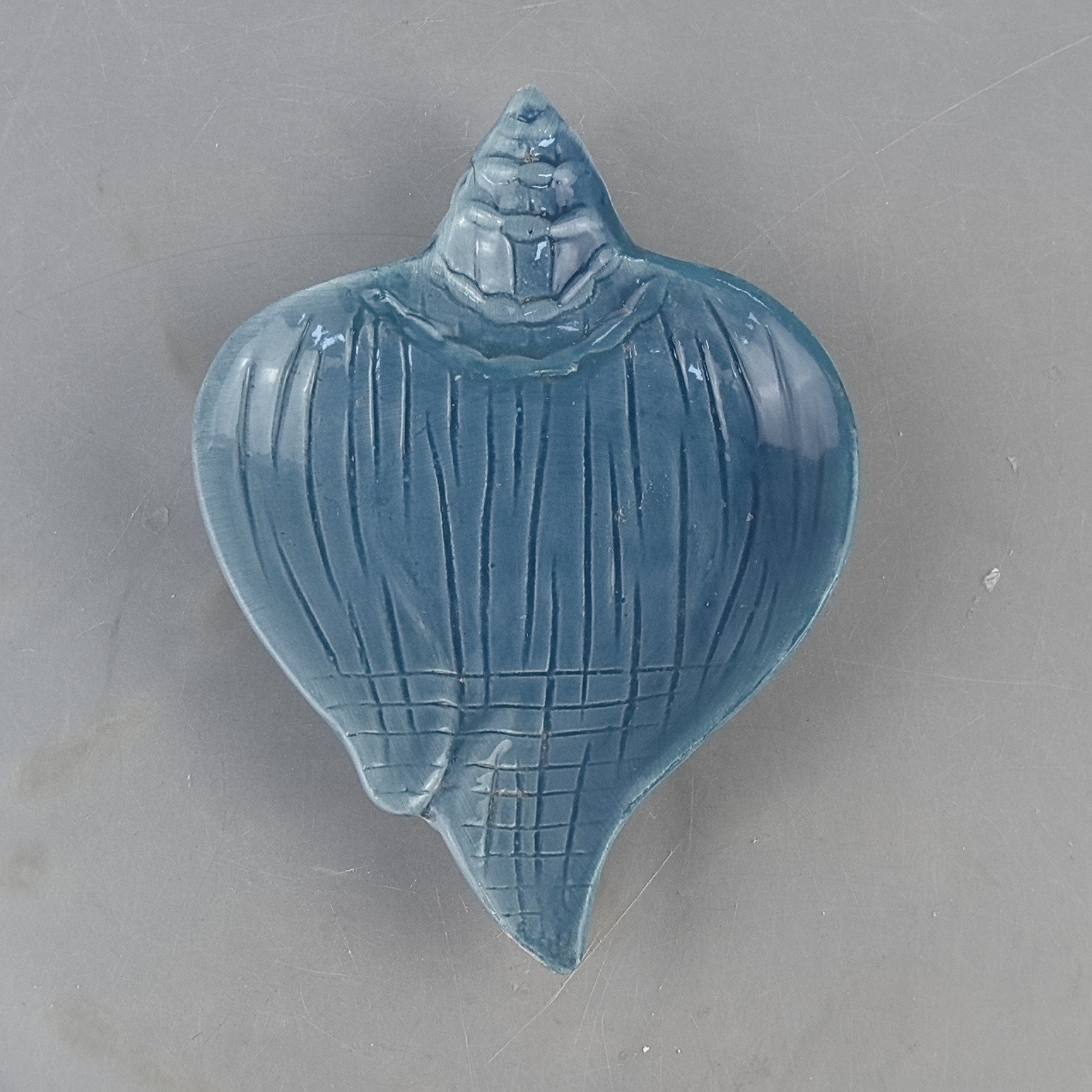 Decoración de sala de estar europea simple creativa, decoración artesanal, placa de joyería de conchas de cerámica, hogar creativo, lindo pintado a mano