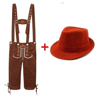 Foreign Trade Amazon Adult Men's Beer Suit Pants Hat suit Germany Oktoberfest Performance Clothing