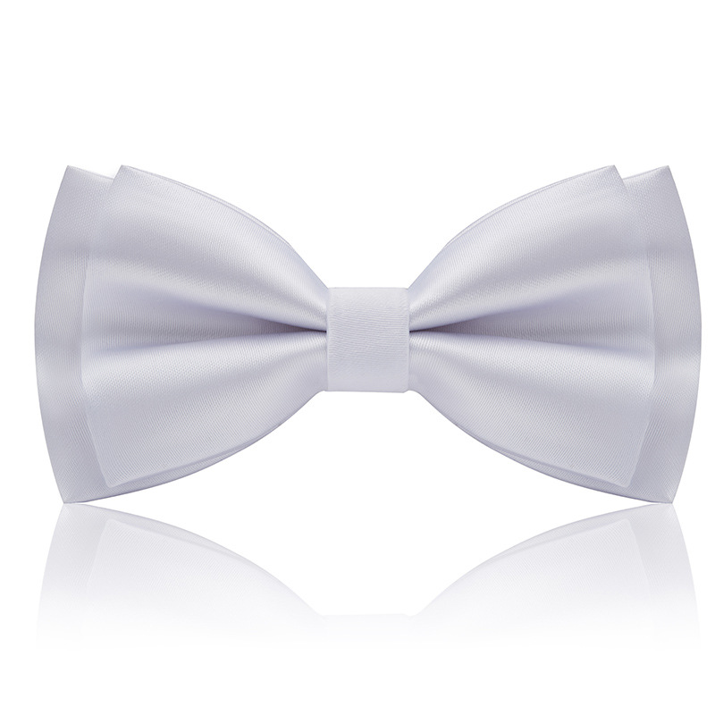 ↤↤↤흰색 광택이 있는 짧고 긴 나비넥타이 ↦=>=>=>