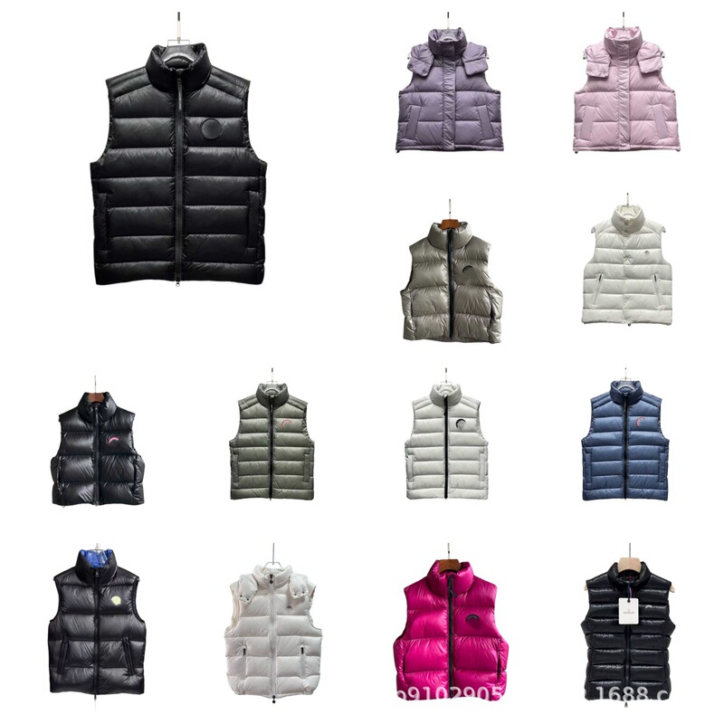 Cross-Border Putian Glossy Cotton Vest for Men and Women, Autumn and Winter Style, Stand Collar, Thickened, Warm, Sleeveless Outerwear, Export Cross-Border Putian Glossy Cotton Vest for Men and Women, Autumn and Winter Style, Stand Collar, Thickened, Warm, Sleeveless Outerwear, Export