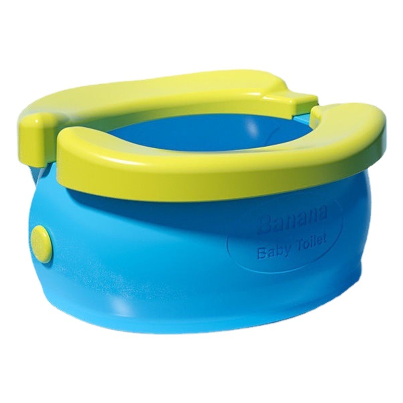 Baño portátil plegable para niños, con forma de plátano, para almacenamiento, para usar en el coche, cubo de orina para bebés, orinal portátil para bebés.