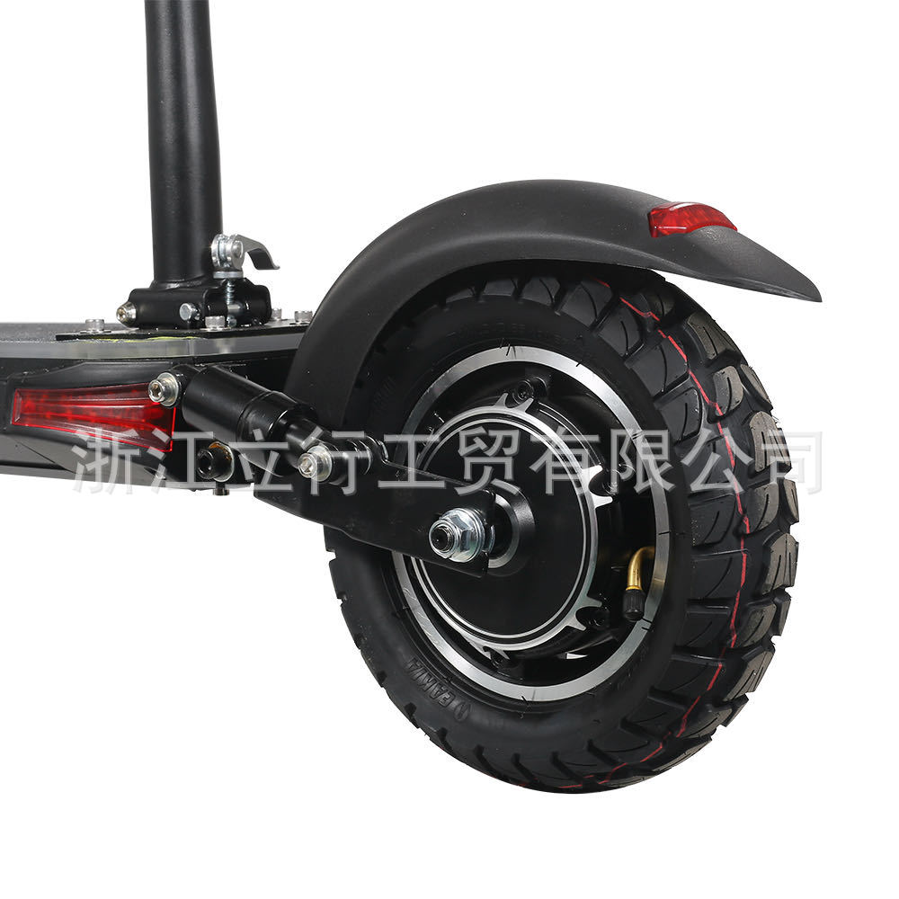 Lx-10Y Source Direct Sale 10inch Front and Rear Dual Shock-Absorbing Foldableable Portable Two-Wheel Scooter with Seat