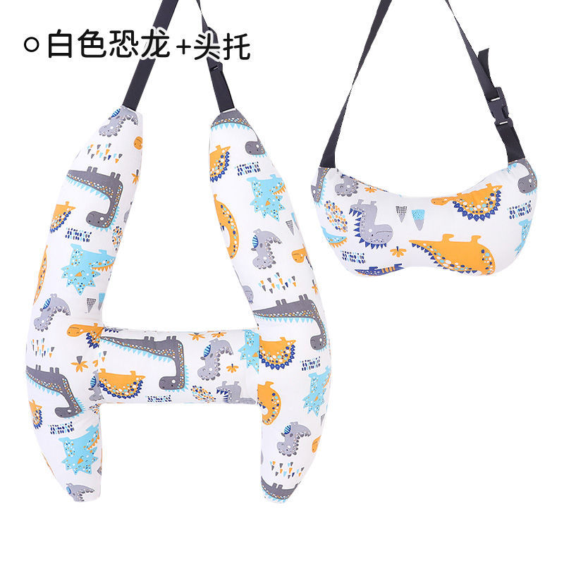 Coche para dormir almohada de doble uso de algodón transpirable verano coche adulto niños lavados almohada suministros de coche