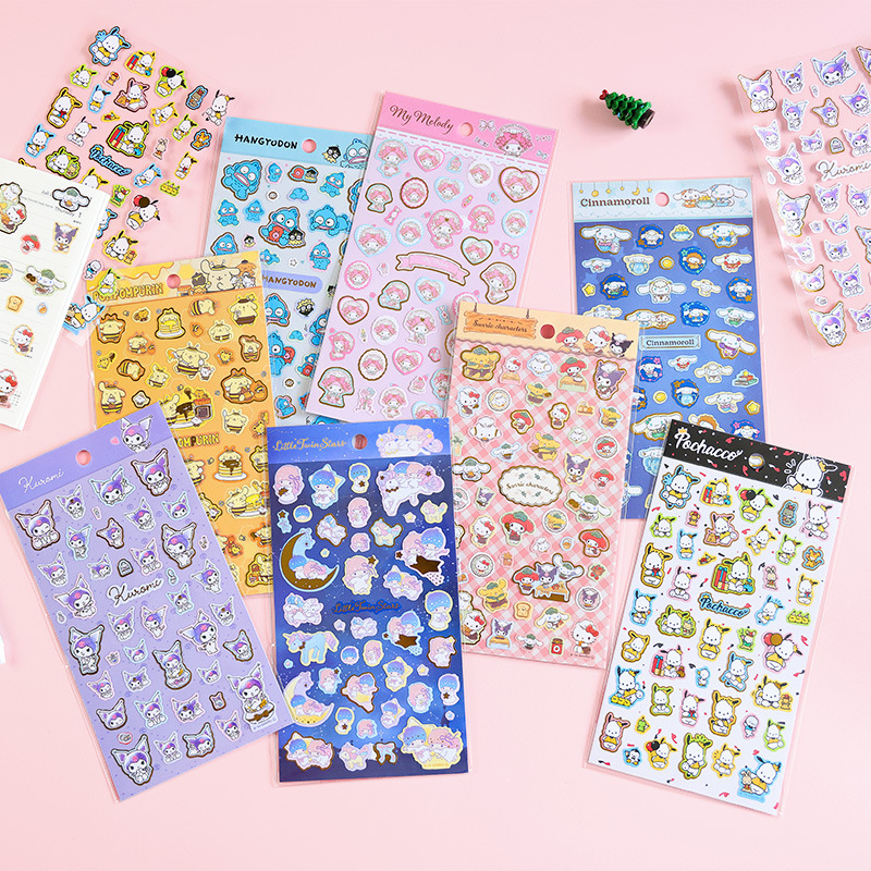 Japanese Cartoon Collection Second Edition Cute Children's Reward Stickers DIY Planner Album Phone Decoration 8 Styles