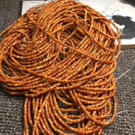 108颗橄榄竹节手链 橄榄核雕项链 手串 节节高升 DIY配件 配饰