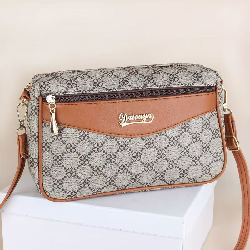 Daiouya 2024 New Retro Versatile One-Shoulder Cross-Body Women's Bag Large Capacity Fashionable Women's Mobile Phone Bag Daiouya 2024 New Retro Versatile One-Shoulder Cross-Body Women's Bag Large Capacity Fashionable Women's Mobile Phone Bag