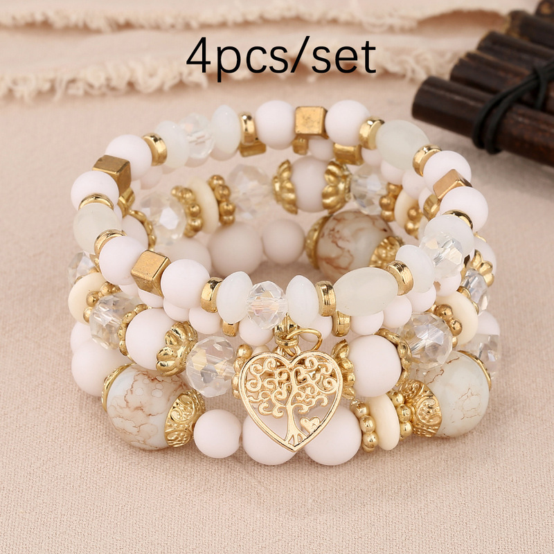 European and American Hot Sale Bohemian Style Multi-layer Hollow Love Pendant Tassel Bracelet suit Glass Beads Multi-layer Jewelry European and American Hot Sale Bohemian Style Multi-layer Hollow Love Pendant Tassel Bracelet suit Glass Beads Multi-layer Jewelry