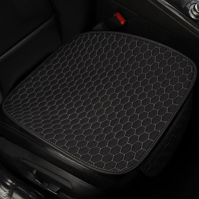Car Lumbar Cushion, Seat cushion, seat cover - black-base