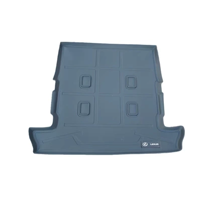 New Lexus Lx600/570Tpe Right-Hand Drive: Universal Foot Pad - lx570-no-hole-punch-black-tpv-matte-thickened-trunk-mat