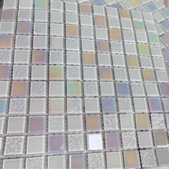 シンフォニークリスタルガラスモザイクレストランバートイレテレビ背景壁タイル浴室プールタイル