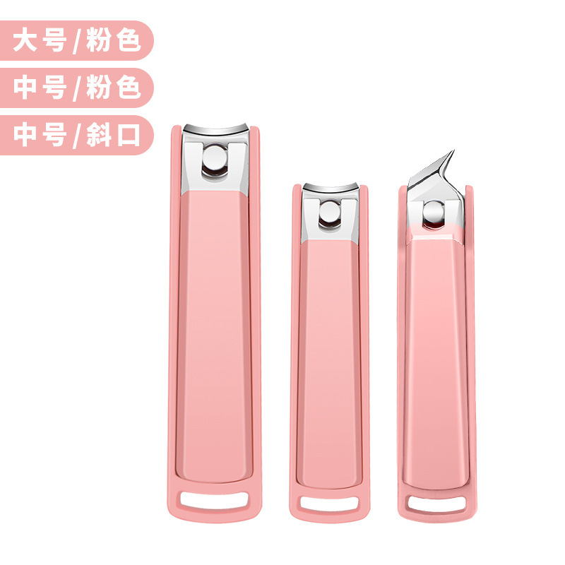 Clippers de uñas anti-splash herramientas de pedicura casera conjunto de tijeras de uñas trincheas cortadora de uñas para hombres y mujeres tijeras individuales image 12
