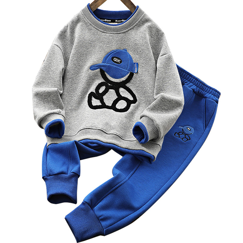 Boys' Set 2023 Autumn New Girls' Explosive Street Big Children's Spring Clothing_voghion.com