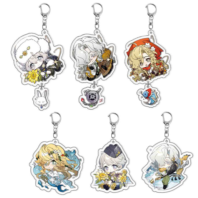 Mezzanine cfwl Vera North Whistle Song Acrylic Keychain Pendant Game Peripheral Hair