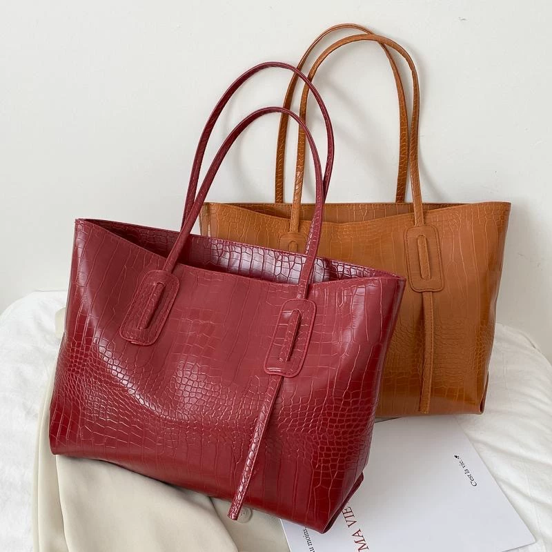 One-shoulder bag, capacious trendy style, internet-celebrity look, multiple colors