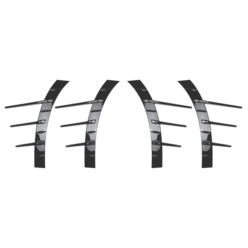 Pegatina de ceja de rueda para Mercedes-Benz Clase C W206 AMG Line C200 C260 C43 de ABS autoadhesivo