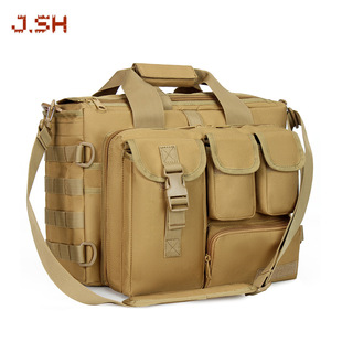 Junsheng New Multi-Functional Sports Outdoor Tactical Military Camouflage Satchel Shoulder Crossbody Travel Fishing Computer Bag