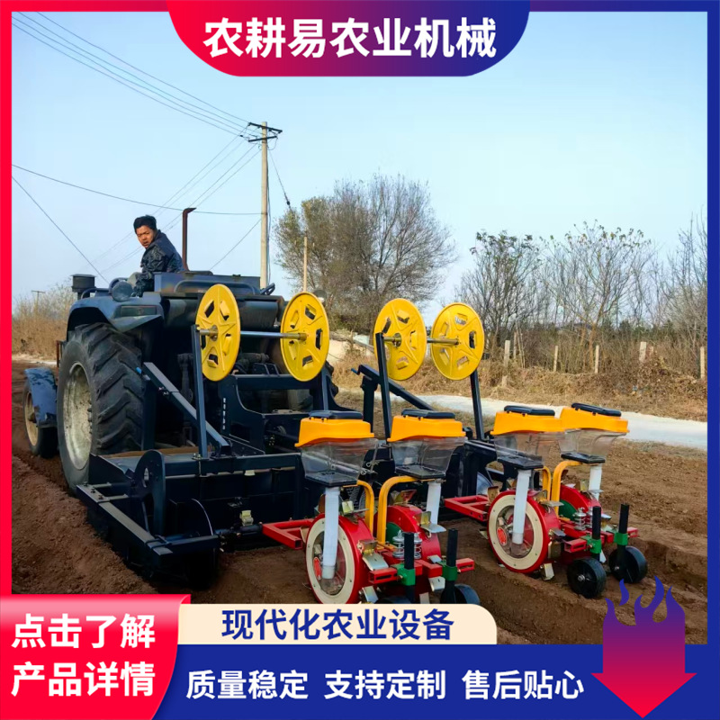 旋耕起垄压实指夹式玉米播种机价格 操作简单玉米播种机生产厂家
